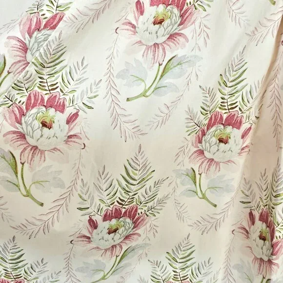 Hill House Matilda Maxi Dress Floral Puff Sleeve Size XL - Picture 11 of 13